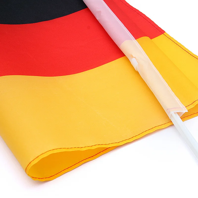 Custom Printed 30*45 cm 100%Polyester Germany Car Window National  Flag For Outdoor Decoration