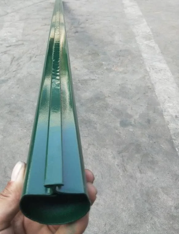 2.1 meters tall metal fence net mesh support pole for garden isolation