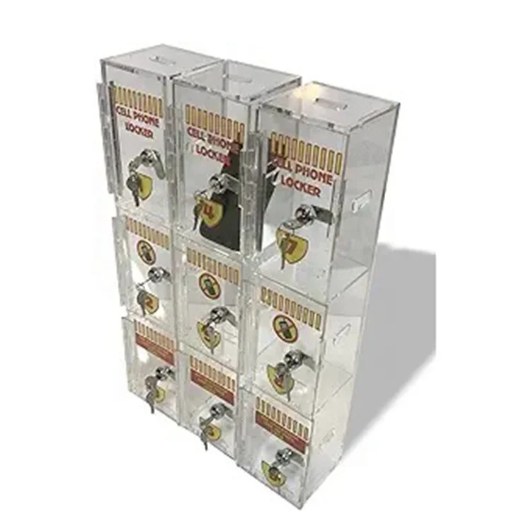 High quality multipurpose customized the mobile phone app system open face helmet lock and mobile phone lock box distraction