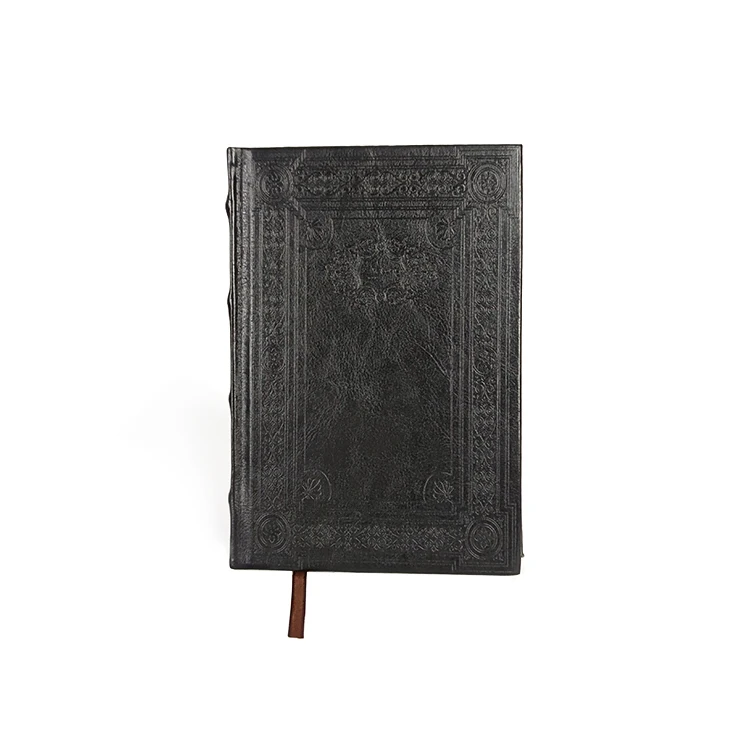 Yalong Custom Logo Office Supplies Business Gift Eco Friendly Paper Black A5 Notebook