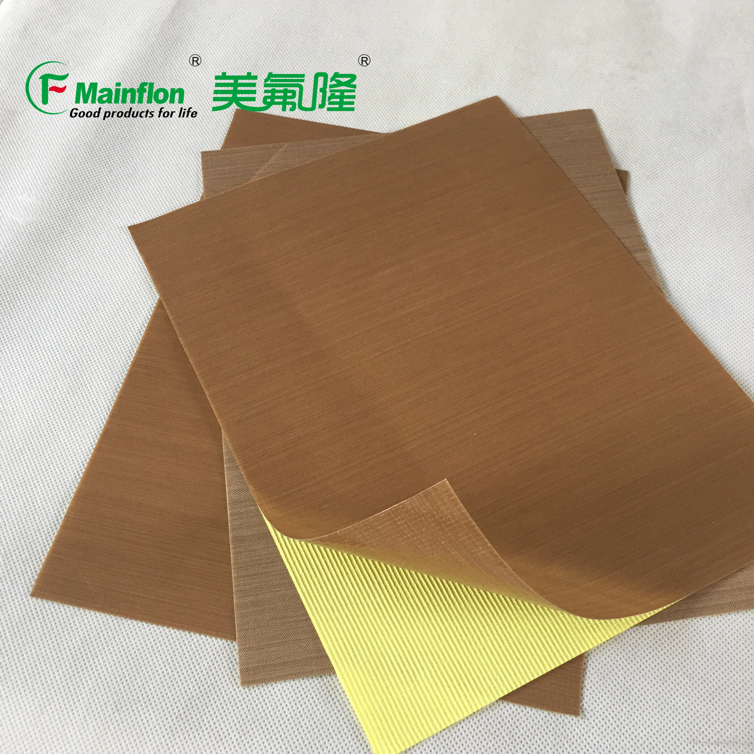 Polytetrafluoroethylene (PTFE) Coated Fiber Glass Cloth Fabric, for heat sealing purpose