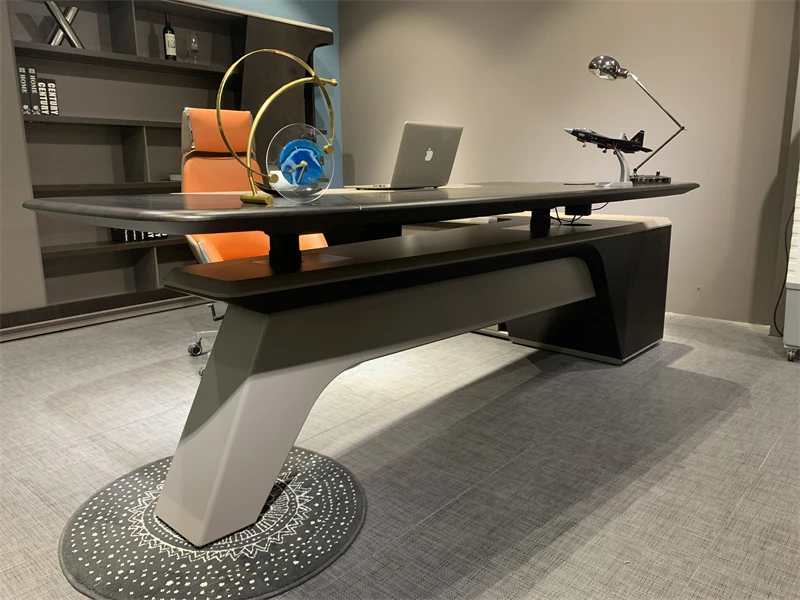 Weworth OEM modern office furniture electric height adjustable high tech boss executive office desk