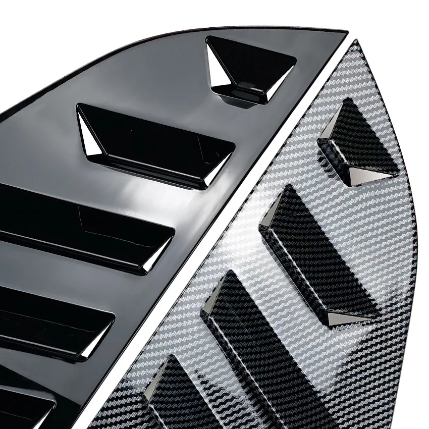 Universal Hood Louvers Panels Air Flow Vent Cover Car Roof Decorative Intake Hood Scoop For VW Polo MK6 2019