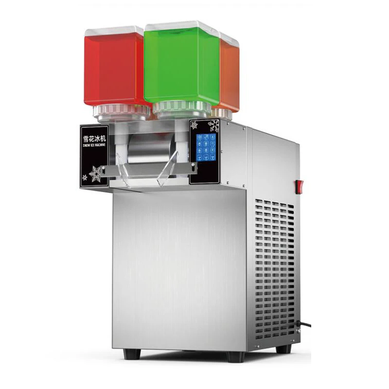 Air Cooling Milk Ice Making Machine 180KG/Day Capacity Touch Screen Snowflake Ice Machine