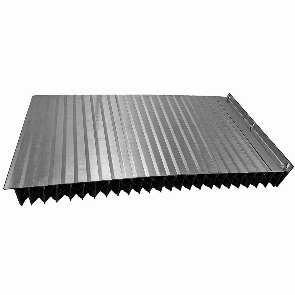 CNC Armoured Telescopic  steel  bellows cover  guard way cover