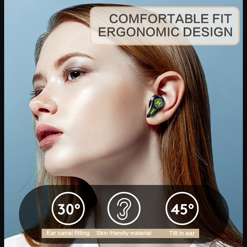 Best  Earbuds  TWS  Gaming  Wireless  Sport  Cheap Waterproof   Low Latency  HG-6  Earphones