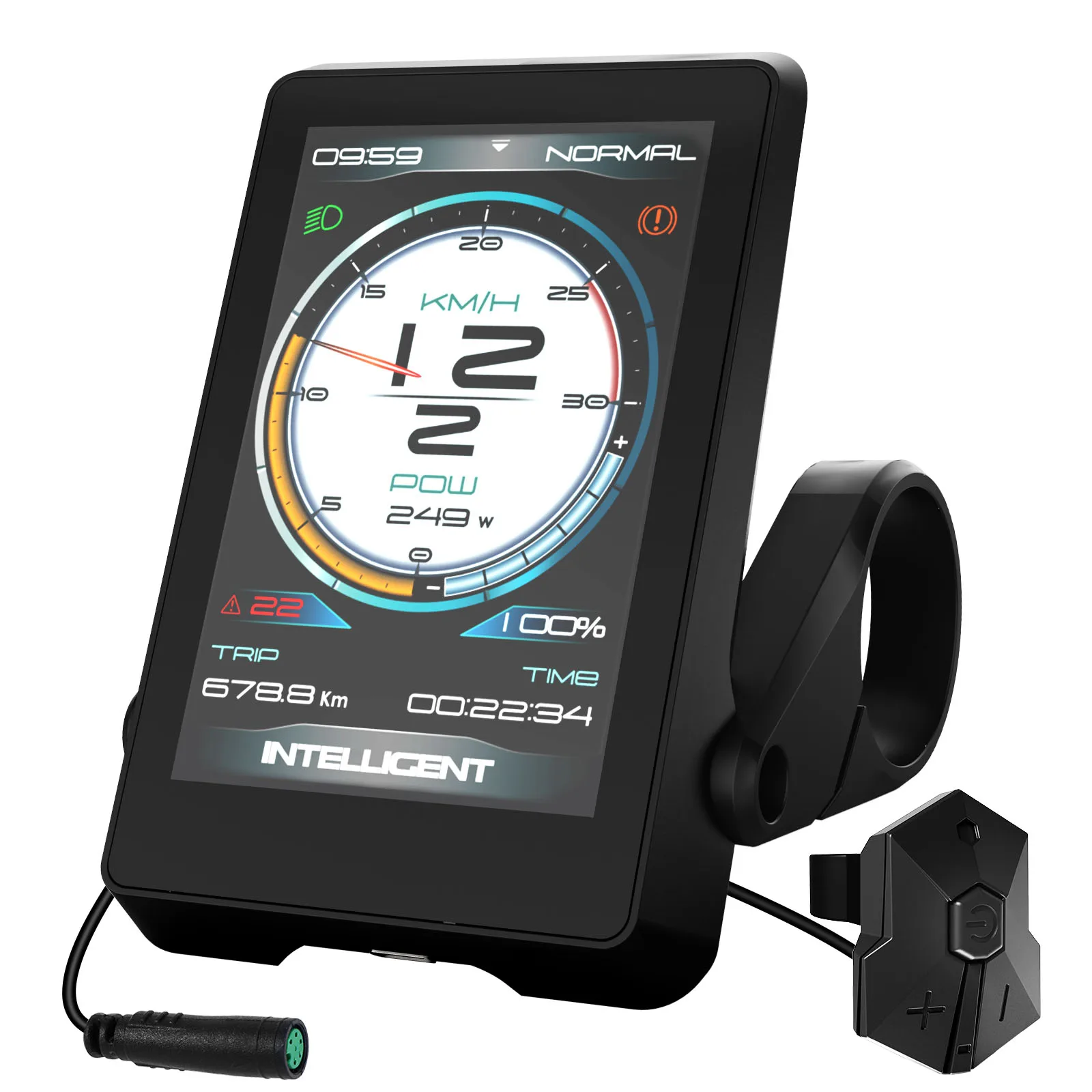 3.5inch TFT Touch Screen Electric Bike LCD Display Electric Bicycle E Bike Parts Bike Accessories with USB Charging Function