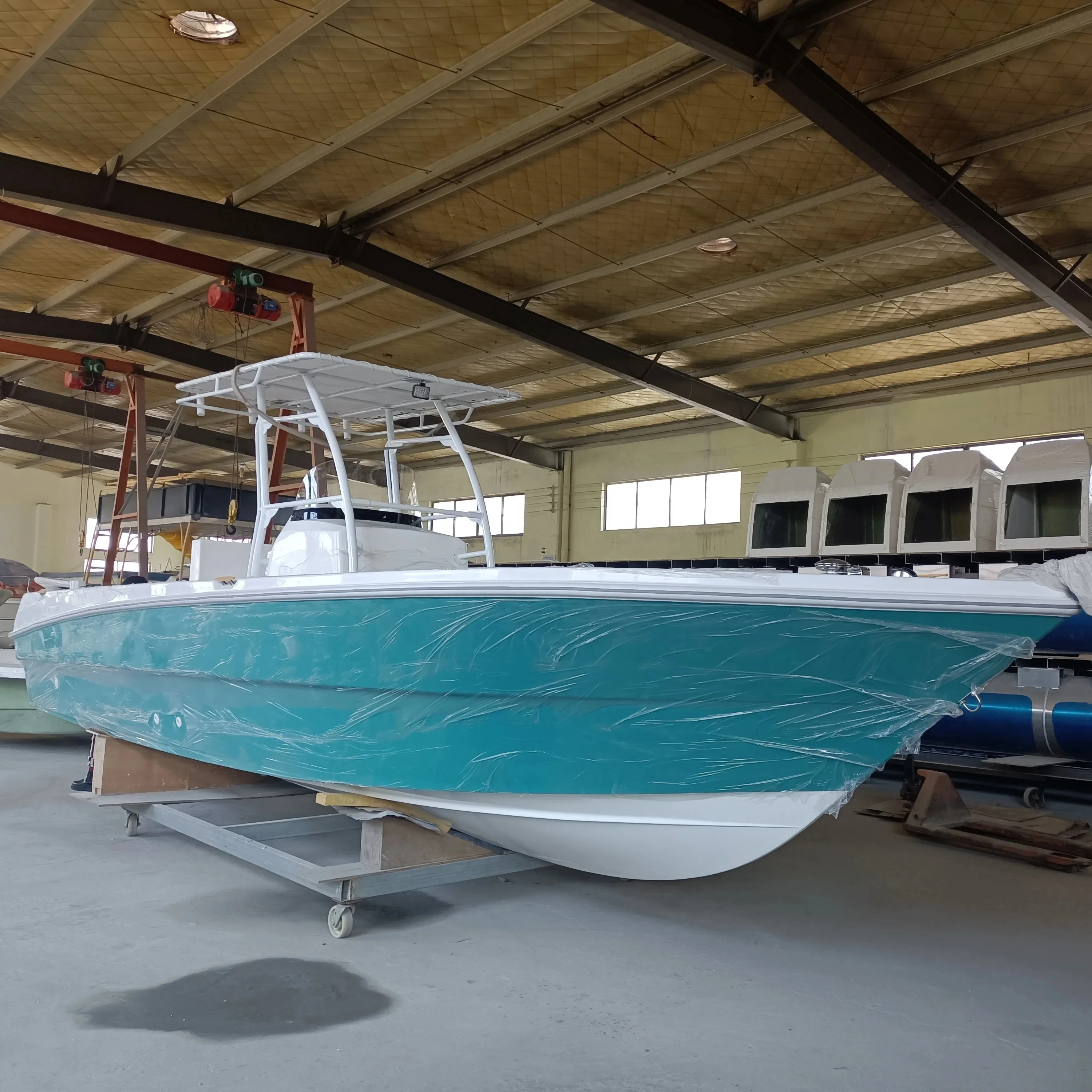 28ft Frp Center Console Luxury Yacht Boat Fishing Vessel For Rent