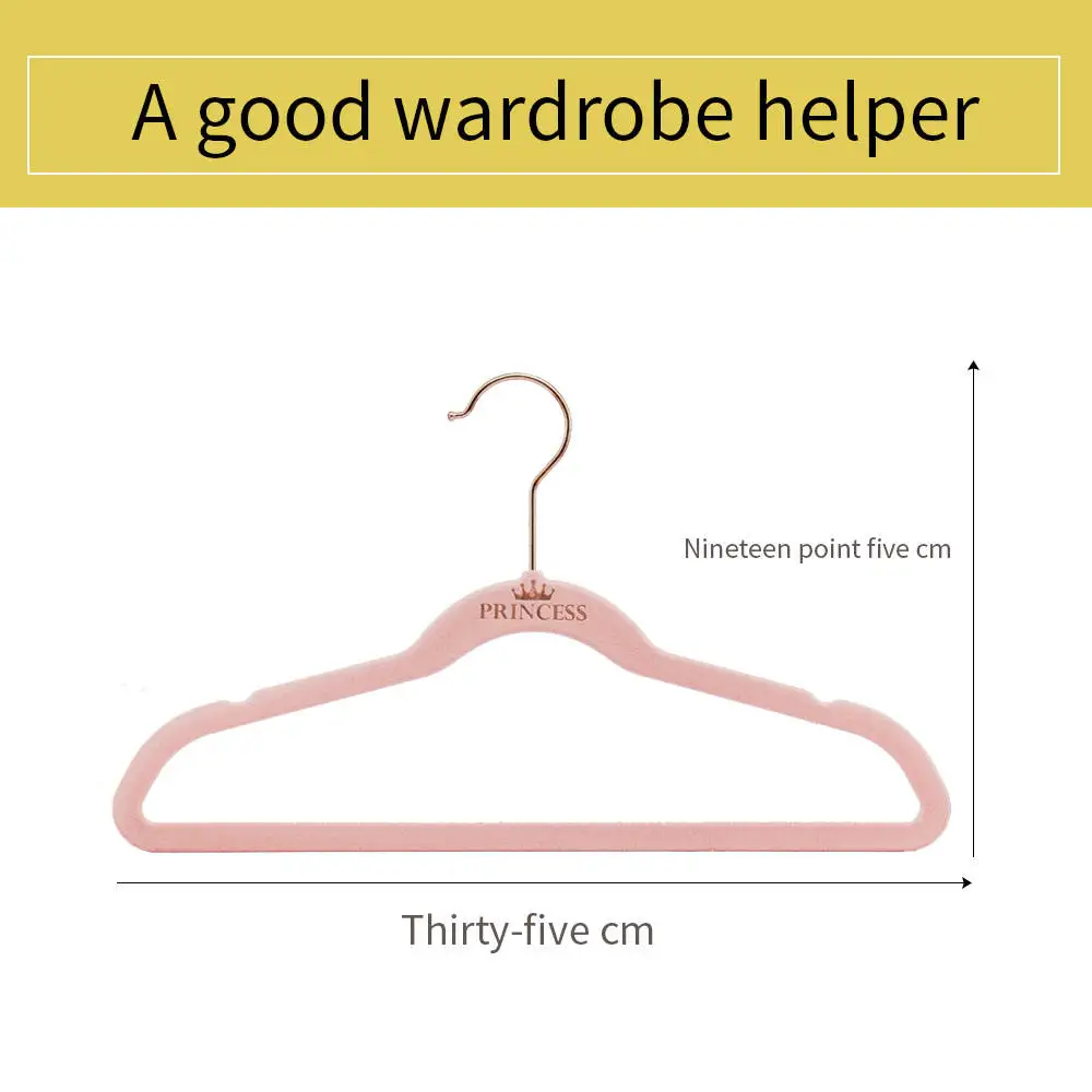 Velvet Hangers Pink White Multi Colors Children Clothes Hangers Custom Size Baby and Kids Multifunction Single Display Clothes
