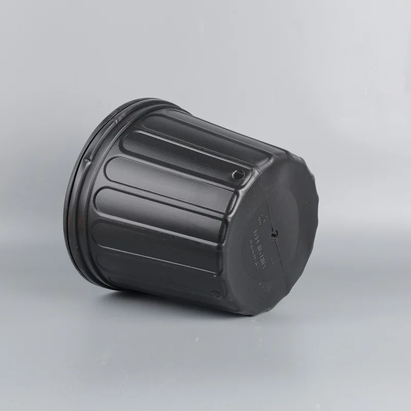 Gardening Round Recycled Plastic 1235 gallon planter bucket thicken Plastic Flower Pots Garden Balcony Planters Black Gallon Pot