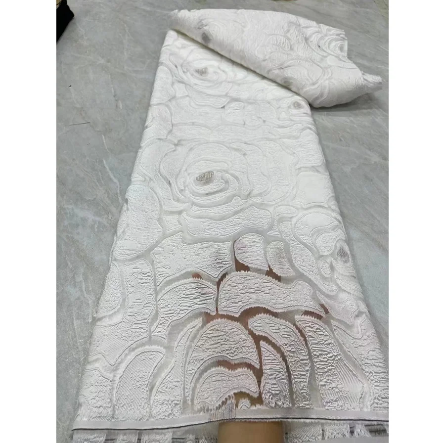 Purple Light Damask Jacquard Lace  Brocade Polyester Dressmaking Design Wedding Dresses Fabric