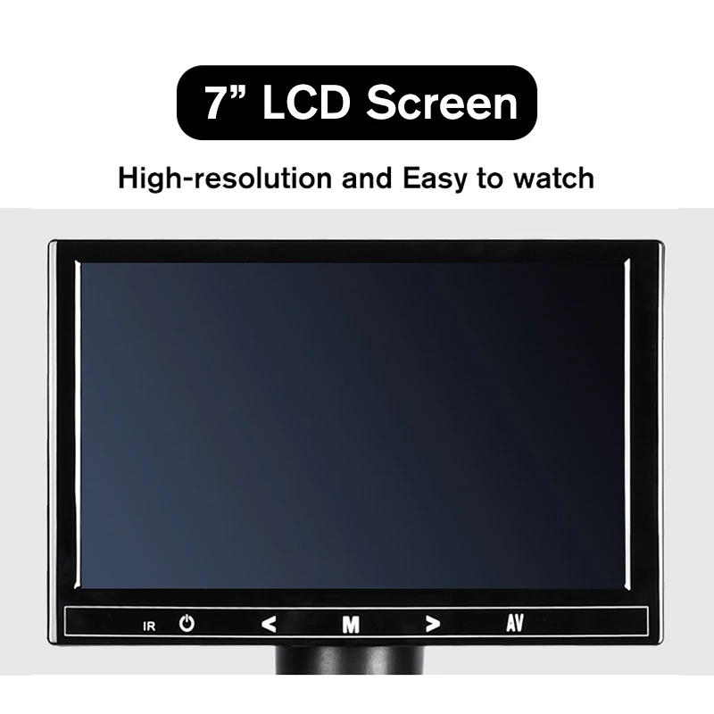 7 inch LCD Video electronic digital Microscope Trinocular Biological lab zoom 40X-2500X led 2MP binocular compound BM-500T-4