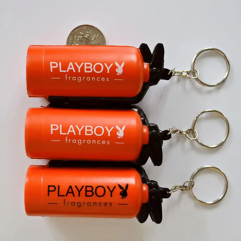 pu stress fire extinguisher keychain