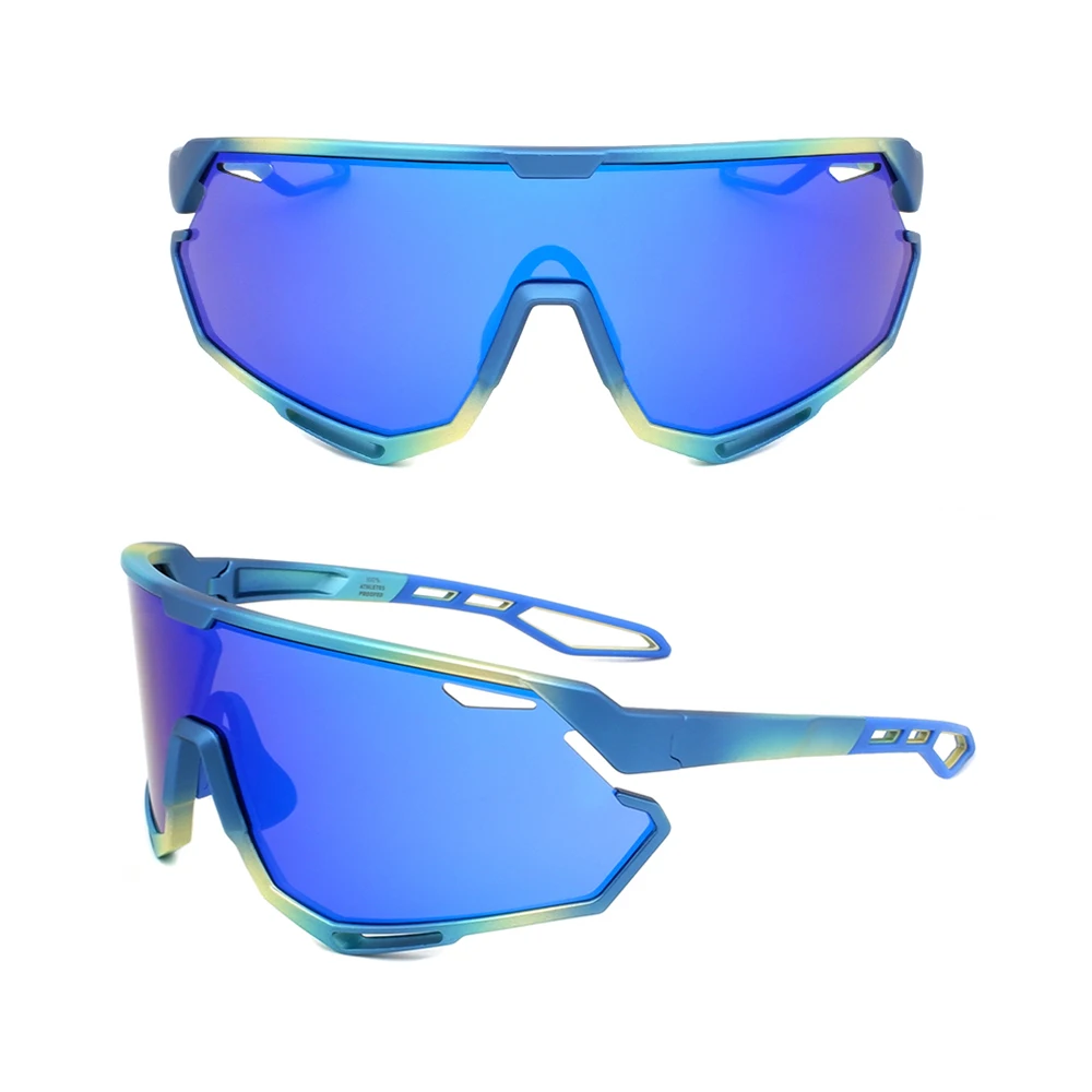 Road cycling outdoor running windproof big sunglasses mountain bikes sunglass 2024