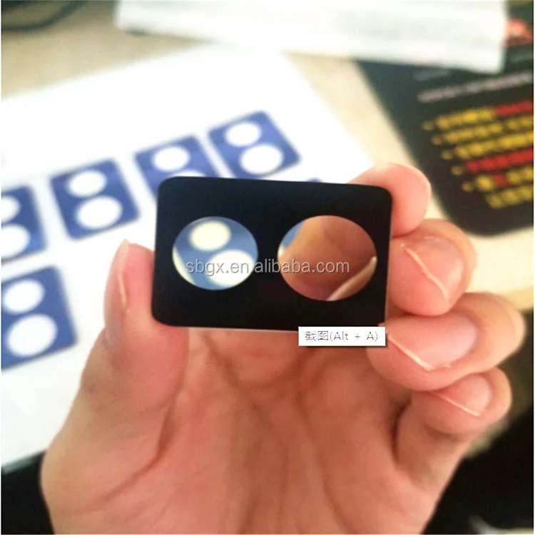 Black 92% transmittance CNC/Laser cut 3M taped Acrylic PMMA PC 700nm 800nm ir longpass filter sheet