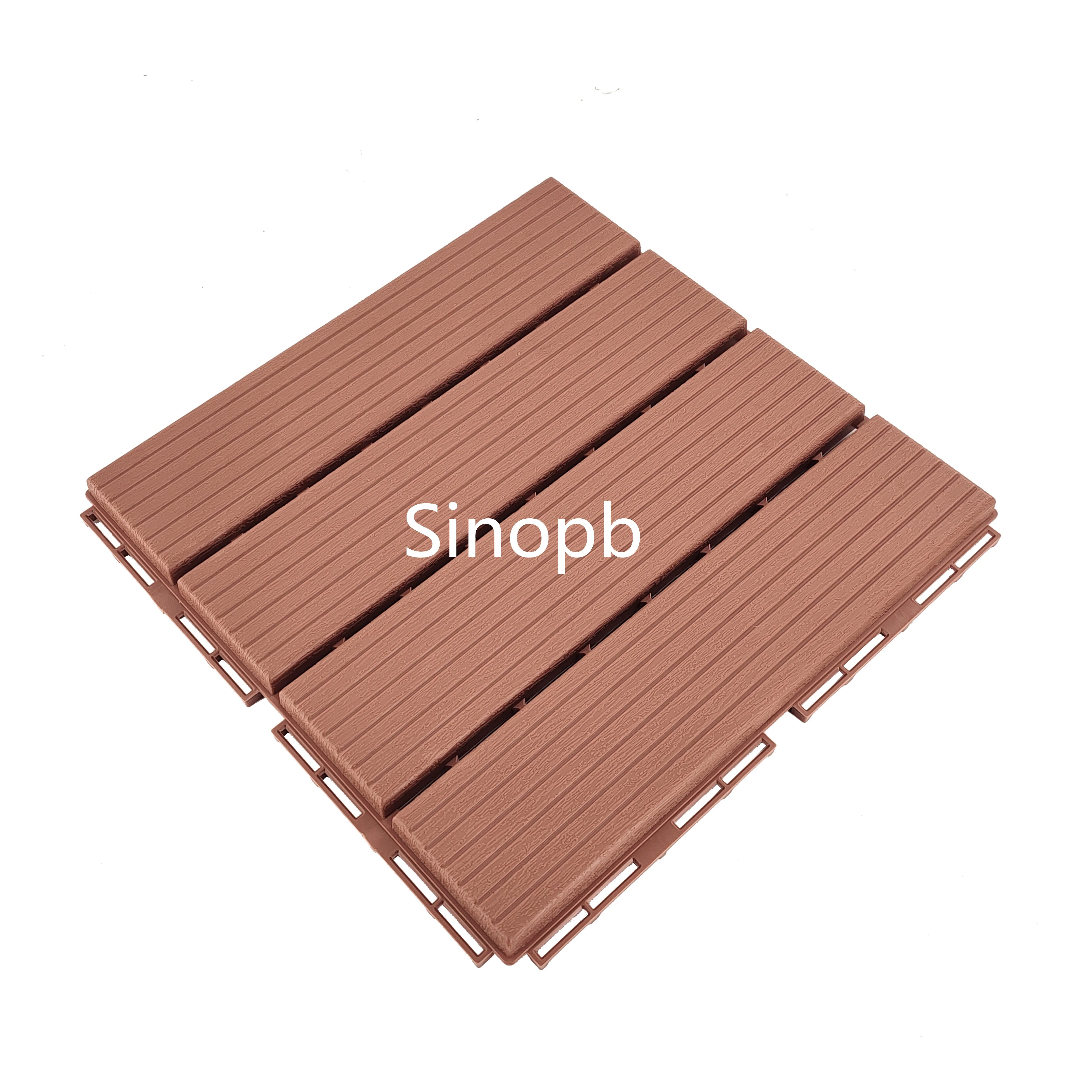 Parquet WPC flooring durable interlock deck boards for yard