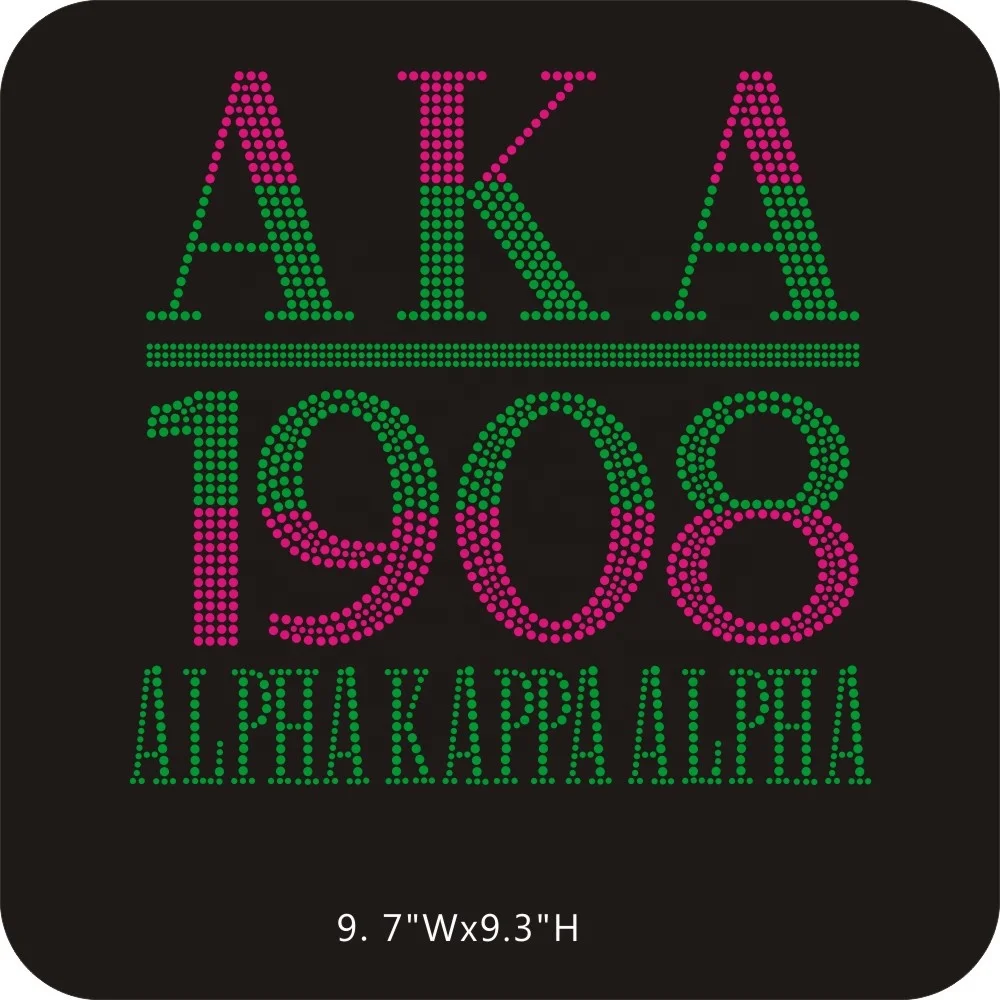 Bling AKA 1908 hotfix rhinestones heat transfers motif for T-shirts and hoodies