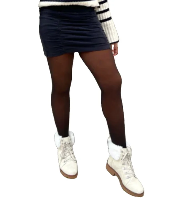 Plus Size Fleece Lined Thermal Winter Pantyhose Tights Thick Sheer Velvet Stockings Warm Tights for Women