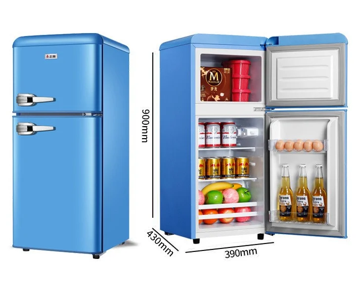 88L ретро холодильник интернет-знаменитости домашний небольшой энергосберегающий французский общежитие Аренда артефакт