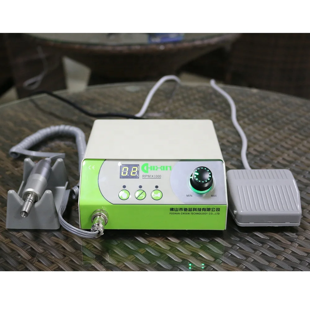 50,000 RPM Non-Carbon Brushless Polishing Unit with lab handpiece dental micro motor