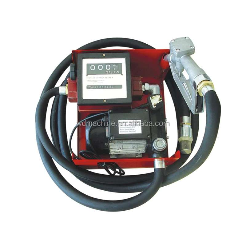 DC12V Electric fuel oil transfer pump,diesel pump with flowmeter,oil pump assembly