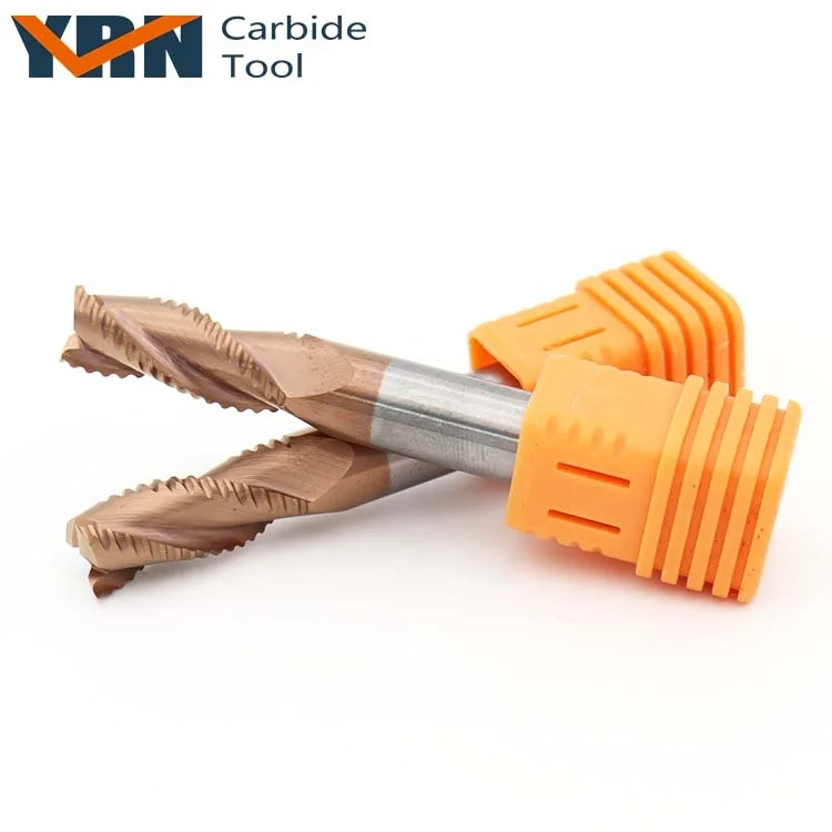 Recommended Solid Carbide Roughing Cutters 3 Flute Rough Milling Cutter HRC55 End Mill Side Face/ Step Shoulder/straight Slot