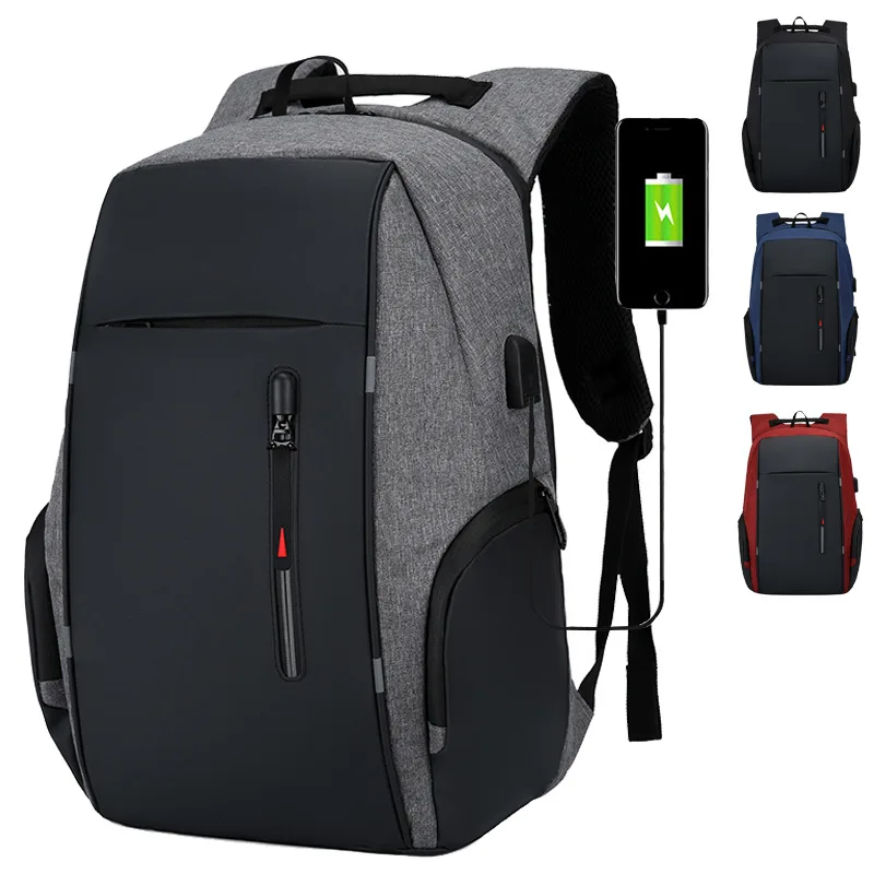 Hot Sell Waterproof Male Travel and Business Bag Large Capacity Usb Charging Computer Notebook Backpacks