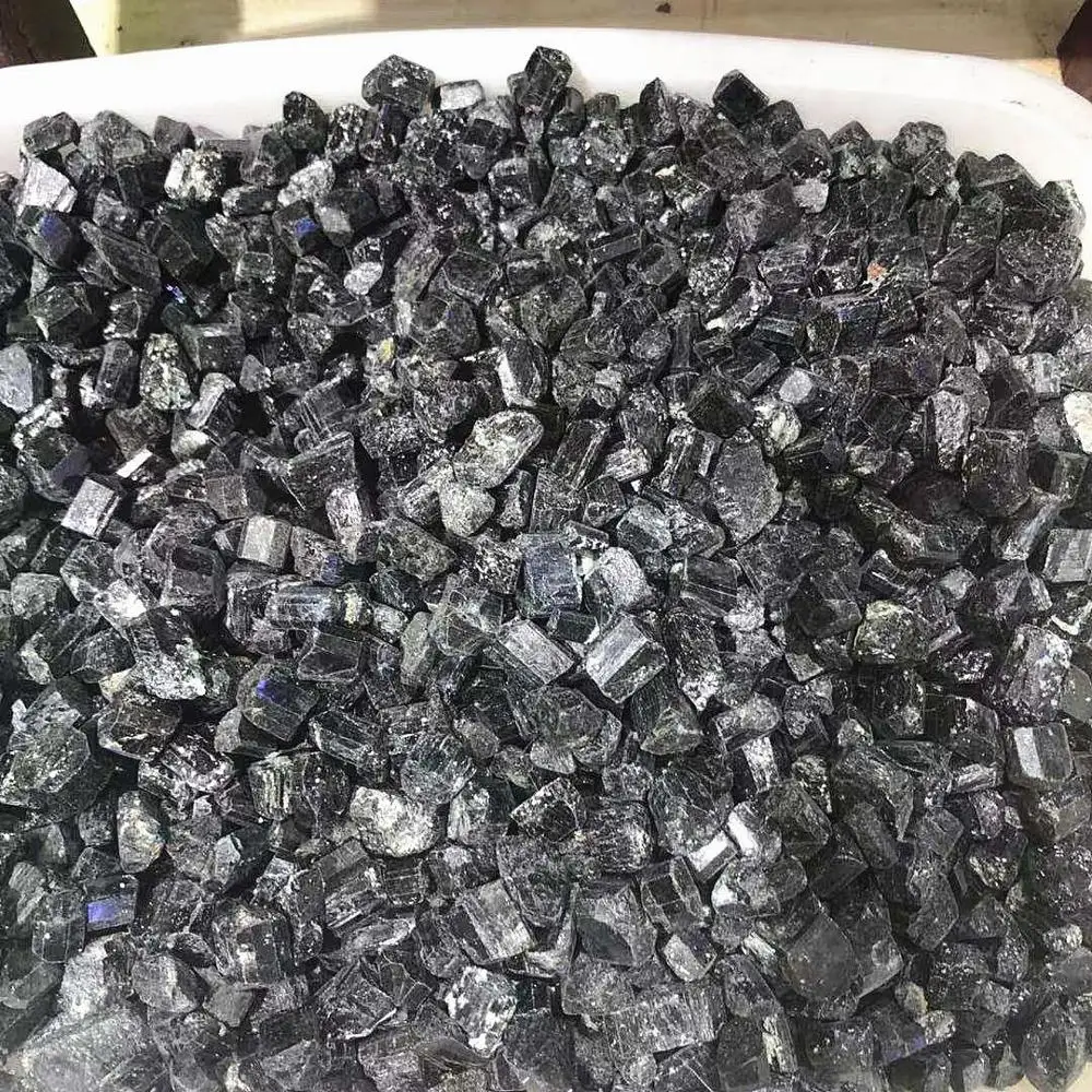 Wholesale Natural Black Tourmaline stone black tourmaline rough stone