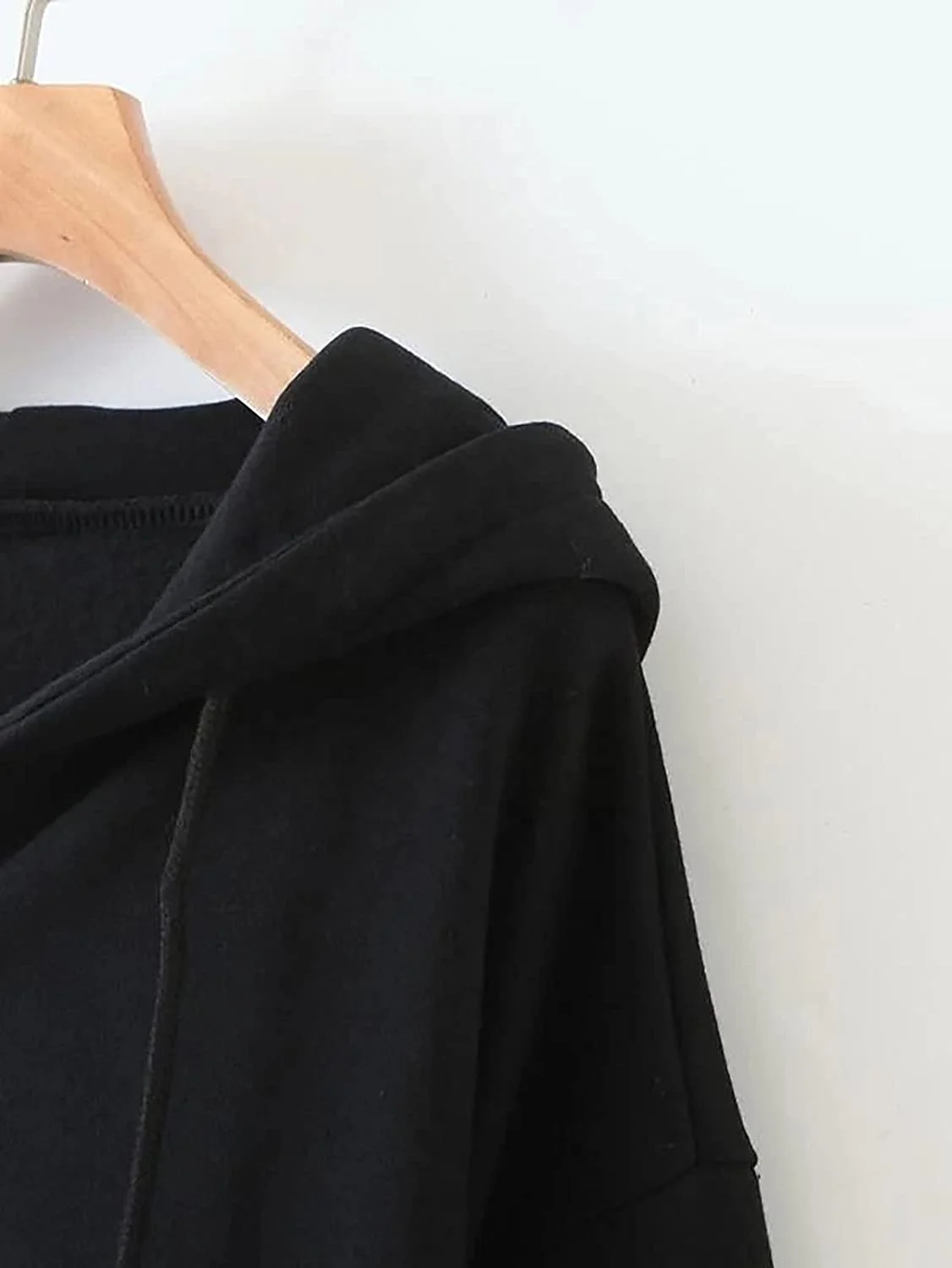 Black Zipper Hoodie