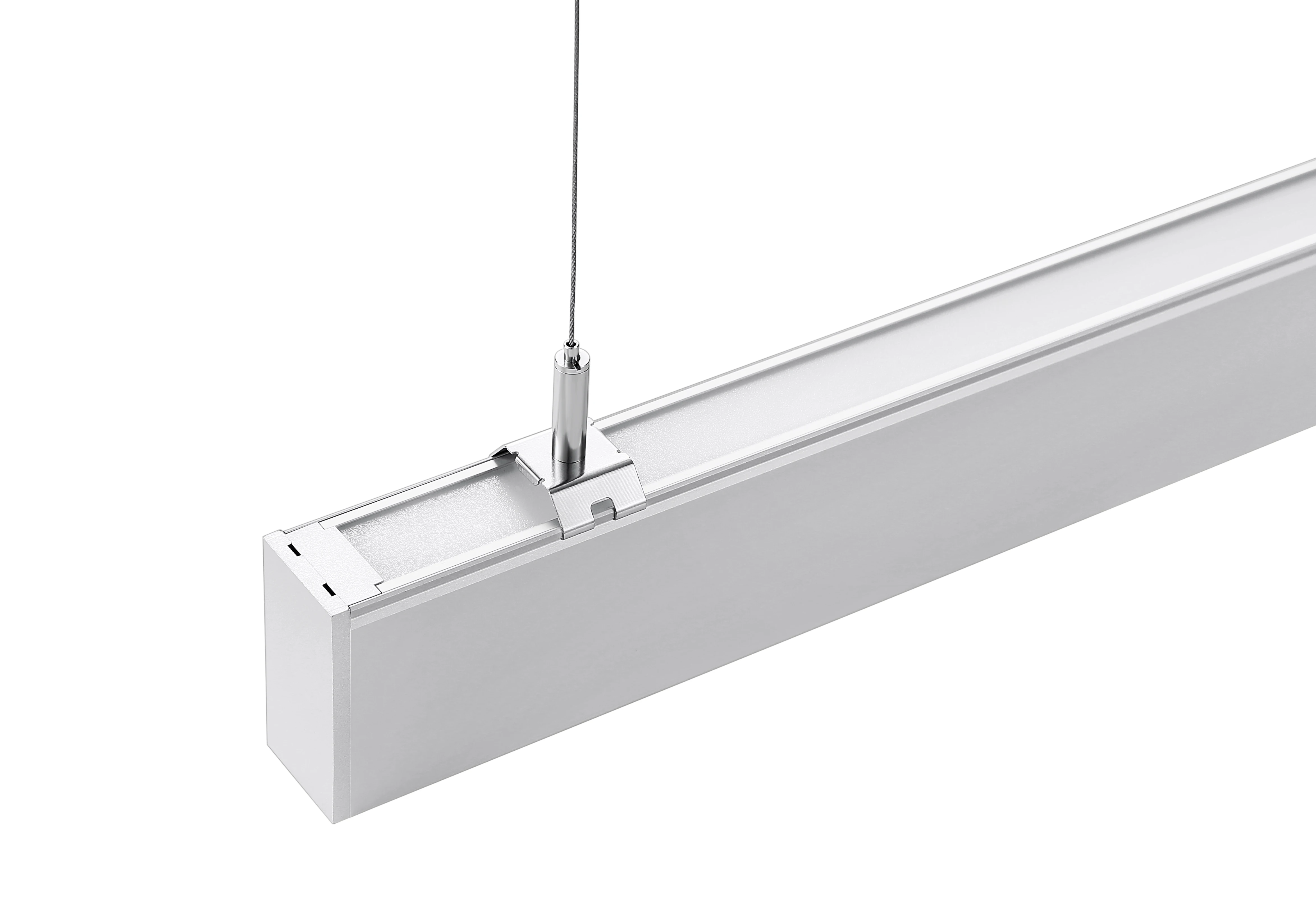Aluminum LED Linear Light Suspended up and down Lighting Fixture IP44 Rated for Office Use