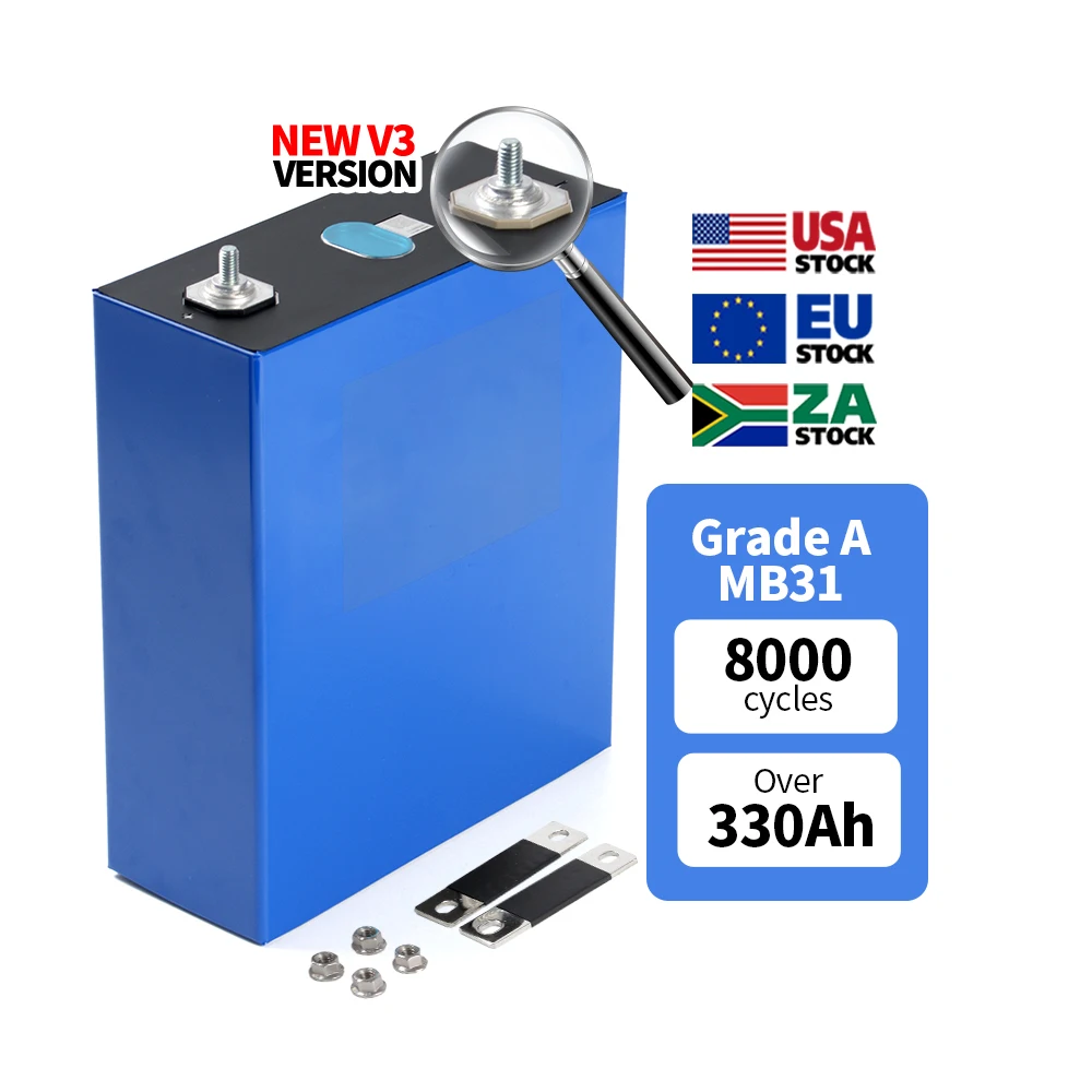 Новое поступление литий-ионные аккумуляторы 8000 цикла MB31 314AH DDP lifepo4 280ah 320ah ЕС запас солнечные батареи