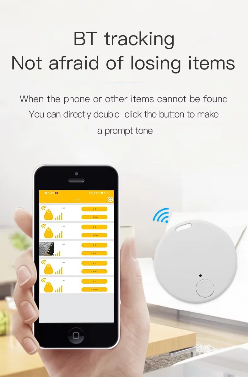 Smart Finder Key Wallet Pets Wireless Mini Location Tracker Mini Bluetooth Tracker Anti Lost