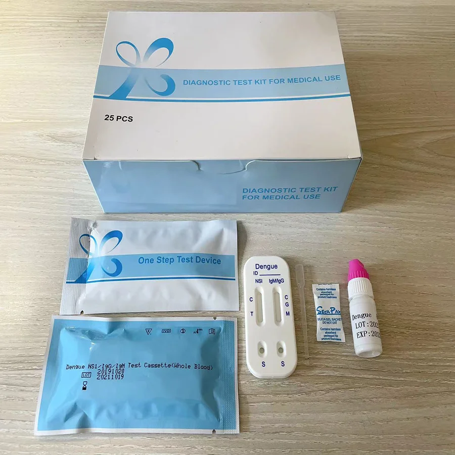 hot sale customized dengue IgG IgM  NS1 antigen combo test cassette