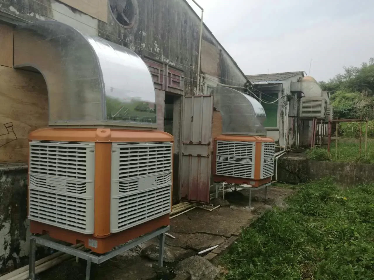 Cooling Pad Wall Mounting Water Coolers Evaporative Fan Desert Cooler Industrial Air Conditioners