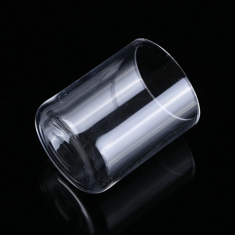 customized transparent flat bottom quartz glass crucible melting quartz laboratory crucible beaker