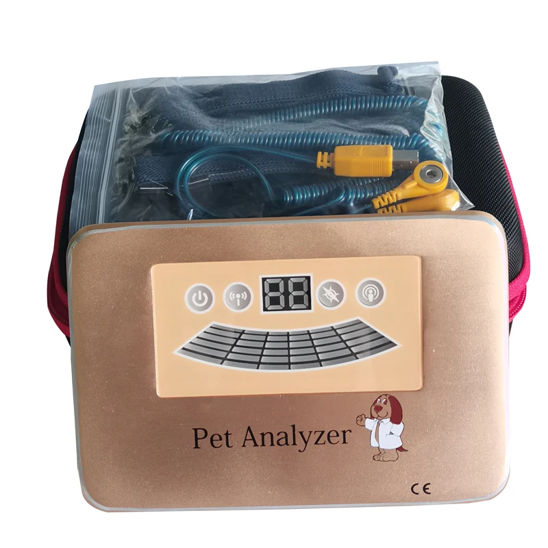 Pet shop dog and cat health scanner quantum analyzer for pets