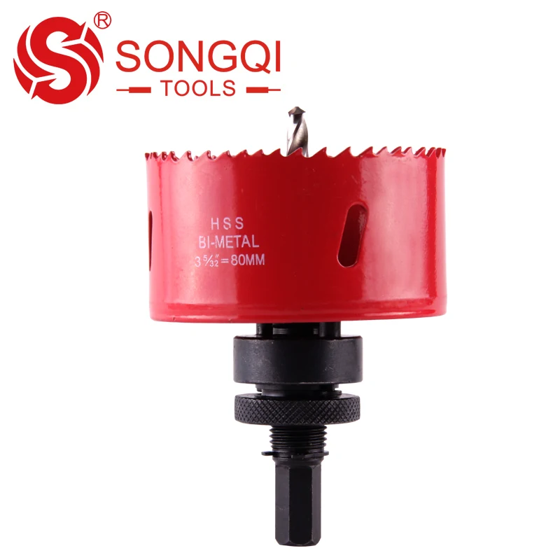 Songqi HSS Bi-metal Hole Saw for Metal Cutting/ PVC cutting/ Water Pipes