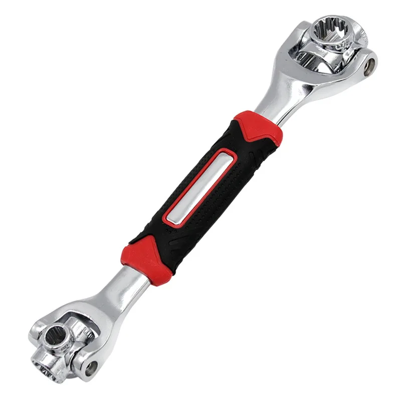Tools Socket Works Universal Ratchet Spline Bolts Sleeve Rotation Hand Tools 360 Degree Multipurpose Tiger Wrench