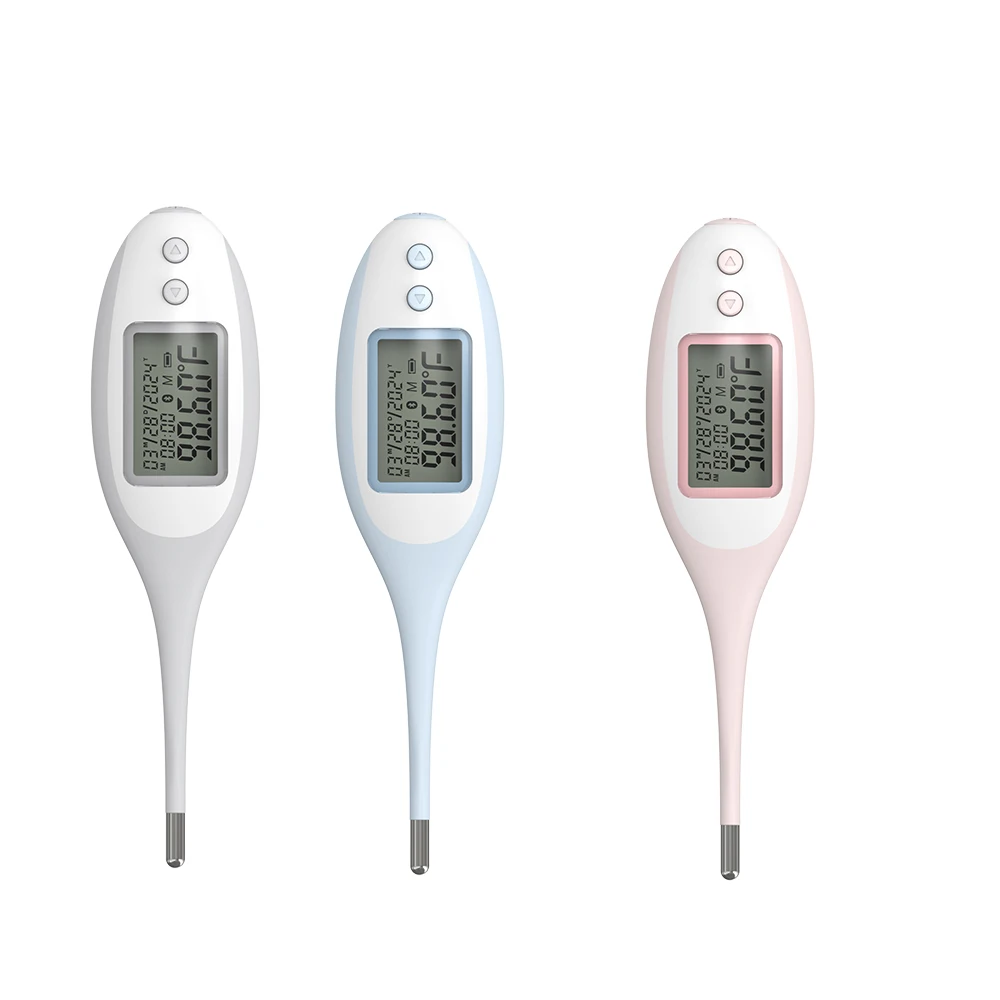 Ovulate Digital Thermometer Bluetooth Pregnancy Thermometer Backlit Flexible Basal Thermometer