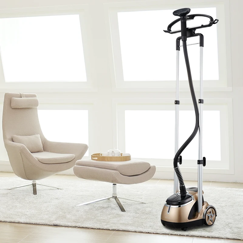 Salav 2021 Professional Household Hotel Dual Bar Feed Pedal Garment Steamer Steam Iron Set For Fabric Clothes