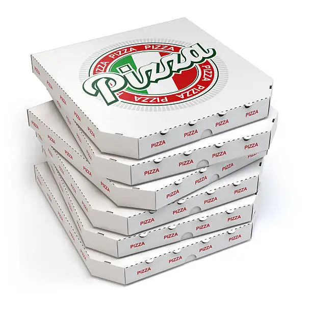 Big Factory Customized Corrugated Pizza Box with logo printing 16 inches for wholesale