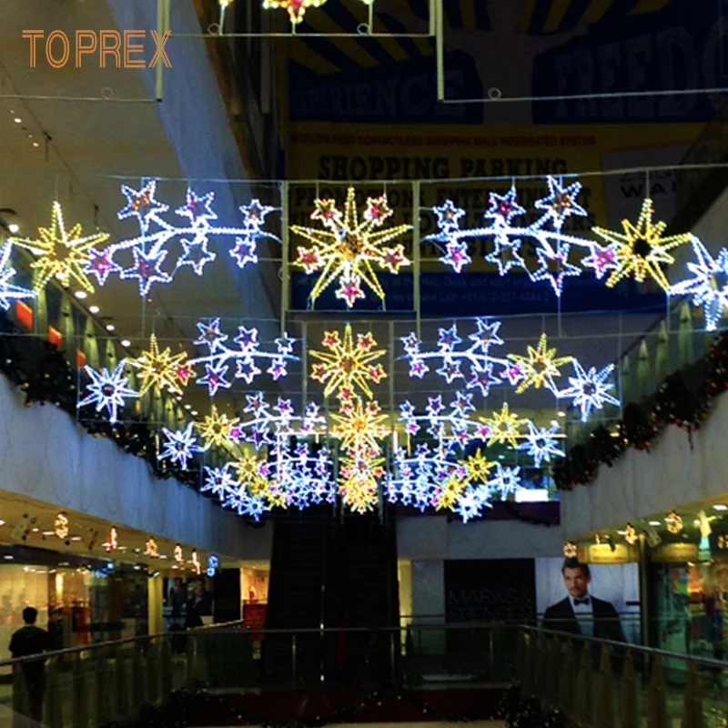 Power Saving Durable External LED Decorative Cross Street Pole 2d Themed Christmas Decorative Lights