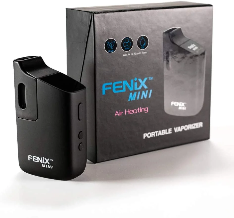 
Original Fenix Mini Black Edition Vaporiser for Herbs Resins Genuine convection e-cigarette Elegant design in black 