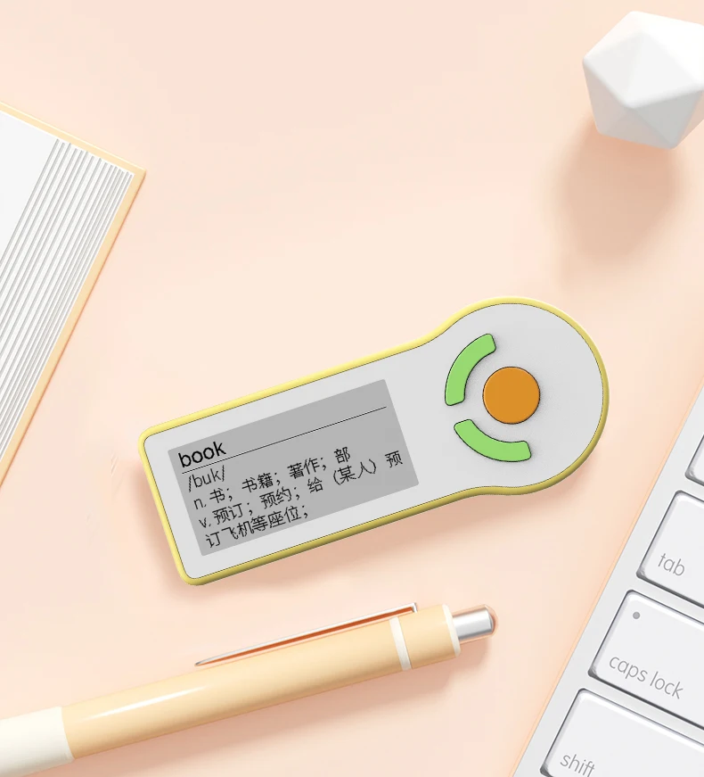 Portable Early Education Toys English Electronic Dictionary sound word cards machine learning for kids