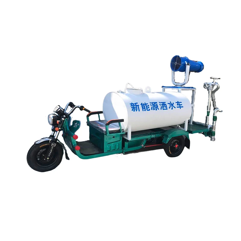 Electric three-wheel sprinkler multi-functional anti-aircraft gun spray cannon municipal garden greening new energy sprinkler