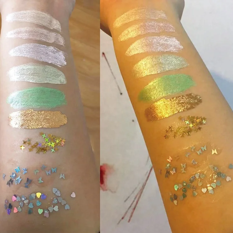 Wholesale new 6 color pearl matte mashed potato sequins eye shadow