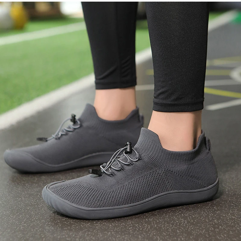 New Wide Palm Fly Woven Casual Shoes Comfortable Breathable Sports Weightlifting Shoes for Summer Barefoot Loose Design