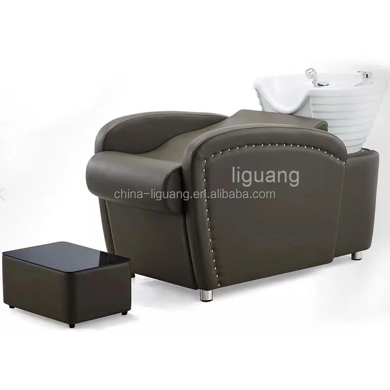 
washing salon shampoo station chair bed and bowl hair salon 