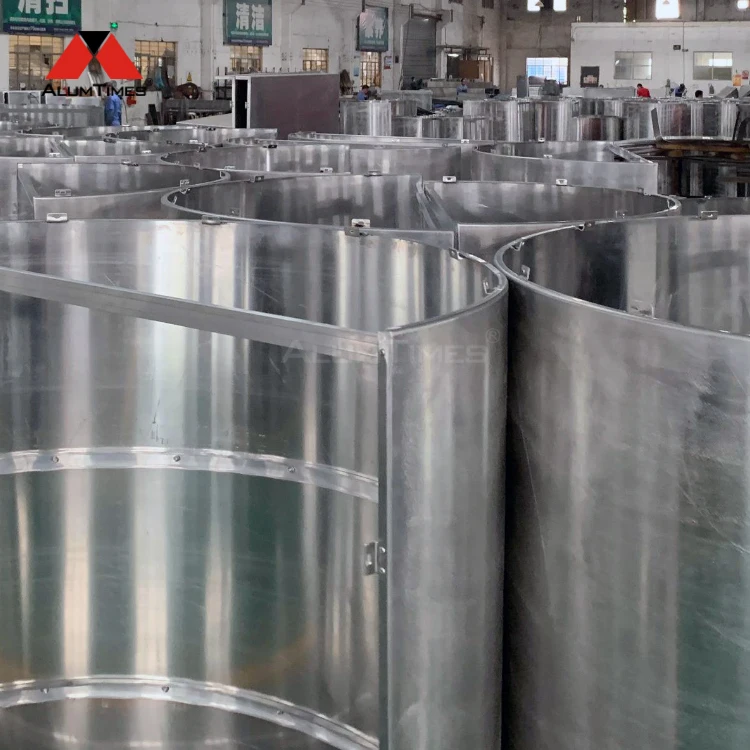 Aluminum Column Curved Flexible Plate Cladding Panel With Modern Design Building Material For Lobby Station Exterior Wall