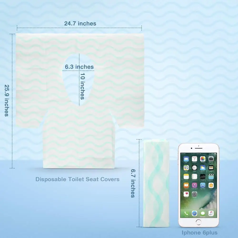 
High quality toilet seat cover custom cartoon print non-woven paper fancy child kids disposable toilet seat cover 